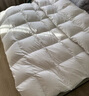 SIDANDA羽絨被5A級(jí)95白鵝絨120支全棉抗菌填充1365g 加厚冬被220*240cm 曬單實(shí)拍圖