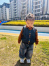 G.DUCKKIDS小黃鴨童裝女童套裝春秋2025新款兒童衣服針織開(kāi)衫馬甲女寶寶坎肩 灰色 110 建議4~5歲【100-110cm】cm 曬單實(shí)拍圖