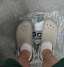 crocs卡駱馳洞洞鞋貝雅男鞋女鞋輕便耐磨一腳蹬拖鞋休閑鞋|10126 卵石色-2V3 41 /42(260mm) 曬單實(shí)拍圖