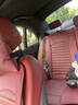 貝德曼 奔馳E300L E260L EQE350 GLE450 GLE350真皮汽車坐墊四季座墊套 靠背款5座含2頭枕（火山紅） 竹炭超纖真皮 曬單實拍圖