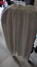 婭麗達(dá)高端苧麻九分闊腿褲女夏季休閑褲子2025新款吸濕排汗直筒褲 霧月米(I0) M 曬單實(shí)拍圖