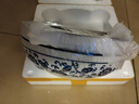 廚房家用9英寸湯盆水煮魚專用大碗酸菜魚陶瓷大湯碗新款餐具組合 青花瓷9英寸湯碗 2件套 曬單實拍圖