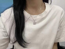 艾緹娜天鵝之戀項(xiàng)鏈女足銀項(xiàng)鏈輕奢小眾百搭鎖骨鏈生日情人節(jié)送閨蜜女友 天鵝之戀白鋯【順豐空運(yùn)】 曬單實(shí)拍圖
