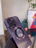 邁巢適用蘋果iPhone16Pro手機(jī)殼電鍍TPU放大鏡磁吸防摔蘋果15ProMax自帶鏡頭膜保護(hù)套iPhone16ProMax 暗紫 iPhone16 曬單實(shí)拍圖