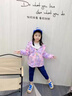 G.DUCKKIDS小黃鴨童女童外套春秋2025新款兒童沖鋒衣女孩衣服中小童夾克風(fēng)衣 粉色 110 尺碼4~5歲【100-110cm】 曬單實拍圖