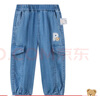PawinPaw卡通小熊童裝2025年春夏新款男寶寶寬松休閑牛仔褲工裝褲 曬單實(shí)拍圖