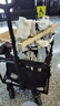 原始人（The Primitive）露營推車營地拖車戶外折疊超大野營手拉車遛娃小推車野餐車桌板 160L 加大款曜黑【加大萬向輪】 曬單實拍圖