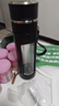 恩爾美（nRMEi）水杯男士大容量茶杯便攜車(chē)載辦公防摔耐高溫茶水分離泡茶玻璃杯子 商務(wù)黑520ml【茶水分離+提繩】 曬單實(shí)拍圖