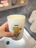 漱口杯牙刷杯牙杯壁掛式漱口杯免打孔一家三口四口洗漱杯套裝牙缸 【3杯+置物架】爸爸+媽媽+女寶 曬單實(shí)拍圖