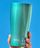 膳魔師（THERMOS）日本膳魔師春夏不銹鋼水杯子日式大容量馬克杯啤酒杯飲料杯JDY JDY600 祖母綠 600ML 無蓋 曬單實拍圖
