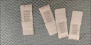 浪莎（LangSha）小三排扣1.3CM扣距4.5CM寬內(nèi)衣加長扣文胸延長扣窄三排扣接扣 小三排(彈力款) 膚色[3片裝] 曬單實拍圖