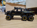 赟婭1:24福特猛禽f150皮卡越野汽車模型仿真合金玩具男生節(jié)日禮物擺件 福特猛禽6X6 黑色 送摩托車 曬單實拍圖