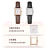 天王（TIAN WANG）手表女士小方表石英表皮帶款時(shí)尚方形腕表情人節(jié)禮物送女友31383 優(yōu)雅黑皮帶LS31383S.LB.W 曬單實(shí)拍圖