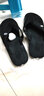 和居優(yōu)品 人字拖男 夾腳沙灘大碼拖鞋男青春潮流新品韓版休閑沙灘鞋室外一人字拖涼鞋女 小貝黑色 45碼 曬單實(shí)拍圖