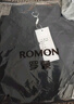 羅蒙（ROMON）T恤男士短袖POLO領(lǐng)無痕冰絲防曬上衣彈力休閑戶外打底衫19深灰5XL 曬單實(shí)拍圖