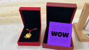 中國(guó)黃金（CHINA GOLD）平安鎖黃金項(xiàng)鏈男女足金吊墜長(zhǎng)命鎖掛墜情人節(jié)送生日禮物嬰兒寶寶 【京速達(dá)】平安鎖吊墜【紅繩】約1.5g 曬單實(shí)拍圖