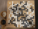 妙記圍棋五子棋套裝楠竹棋盤楠竹棋罐仿玉棋子中國象棋三合一套裝8066 曬單實拍圖