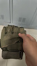妙占 騎行手套半指戰(zhàn)術(shù)手套戶外防滑耐磨軍迷訓(xùn)練短指手套騎行配件 騎行手套【半指軍綠均碼】 曬單實拍圖