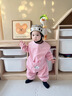 G. DUCKKIDS小黃鴨寶寶爬爬服嬰兒女寶戶外防臟爬衣兒童罩衣可外穿男爬行服連 燈芯絨連體款 綠色 80cm 80碼 建議身高70-82cm 曬單實(shí)拍圖