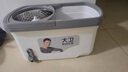 大衛(wèi)D10旋轉拖把桶免手洗家用一拖凈拖布拓撲干濕兩用墩布拖地神器4布 大衛(wèi)D10 旋轉拖把【4個頭】 曬單實拍圖