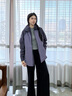 波司登2025新款沖鋒衣鵝絨服女短款三合一防風(fēng)防水保暖外套B250331302 灰紫色/葡萄紫|6032/6039|603C XS 155/80A 體重約100斤以內(nèi) 曬單實(shí)拍圖