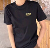 EMPORIO ARMANI/阿瑪尼官方旗艦EA7/新款男士純棉正肩圓領(lǐng)健身短袖T恤秋季 【100%棉】黑色/金標 L  (推薦：150-165斤) 曬單實(shí)拍圖