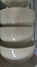 純白吃飯碗家用骨瓷碗釉下彩餐具10個(gè)裝陶瓷碗盤(pán)組合面碗湯碗大號 純白4.5英寸澳碗6個(gè)裝 曬單實(shí)拍圖