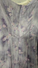 MAXRIENY2025春季新款度假風(fēng)長裙精致優(yōu)雅雪紡印花連衣裙 紫花 L 曬單實拍圖