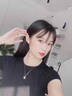 老鳳祥跳動(dòng)的心S925銀項鏈女士2025新款吊墜情人節生日禮物送老婆女友 【愛(ài)至白首套裝】D474白色項鏈+E119耳環(huán) 曬單實(shí)拍圖
