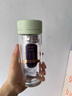 先行雙層玻璃杯CBL-25R528高硼硅玻璃杯泡茶玻璃杯小容量迷你辦公商務(wù) CBL-25R418綠色180毫升 曬單實拍圖