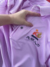 帥出紫色純棉POLO衫工作服短袖T恤定制夏季企業(yè)學(xué)校辦公室高端工裝男 深紫色-NS-CJ501杜邦羅娜純棉 曬單實(shí)拍圖