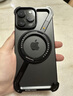 派凡【旋轉(zhuǎn)支架殼】適用蘋果iPhone16promax手機殼金屬無邊框鏤空散熱支點殼超薄四角防摔新款保護套男 黑色【旋轉(zhuǎn)支架/鏤空散熱/氣囊防摔/磁吸充電】 蘋果16 Pro 曬單實拍圖