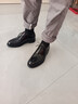 THOM WILLS【明星同款】ThomWills內(nèi)增高皮鞋男商務(wù)正裝牛津鞋新郎結(jié)婚鞋 黑色亮皮B772-1 40 /7碼 曬單實拍圖