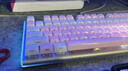 XVX水晶果凍 鍵帽魔浪系列二色成型PC水晶側刻113鍵OEM高度鍵帽 水晶粉【113顆】 曬單實拍圖
