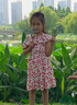 迪士尼（Disney）女童連衣裙夏裝2025新款中大童碎花裙子夏季小女孩洋氣公主連衣裙 紅色櫻桃 保證 150 適合身高135-145cm 曬單實(shí)拍圖