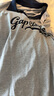 Gap女裝2025夏季新款印花logo微收腰撞色polo領(lǐng)短袖連衣裙764905 淺灰 XL (175/92A) 亞洲尺碼 曬單實(shí)拍圖