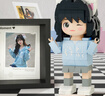方仔照相館照片定制設計Q萌積木人仔送男女生手辦diy生日禮物創(chuàng  )意相框擺件 曬單實(shí)拍圖