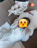 LOVE TO DREAM新生嬰兒防驚跳睡袋 襁褓式睡袋兒童四季通用可拆袖投降式防踢被 白色（四季通用） L碼：13-20斤 (約6-9個(gè)月) 曬單實(shí)拍圖