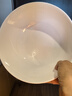 瓷秀源7英寸泡面碗陶瓷碗家用韓式骨瓷碗米飯碗大湯碗大碗創(chuàng)意餐具套裝 8英寸直口面碗(寬20.8m 高9cm) 曬單實(shí)拍圖