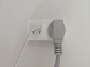 國際電工16A空調(diào)插座轉(zhuǎn)換器16A轉(zhuǎn)10A轉(zhuǎn)換插頭熱水器一轉(zhuǎn)二4000W無線插線板 插腳16A轉(zhuǎn)10A+16A 一轉(zhuǎn)二 曬單實拍圖