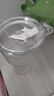 【京東物流】玻璃杯帶蓋耐熱茶杯高顏值豎條紋水杯帶吸管茶杯家用 大竹節(jié)杯【單只】600ml 曬單實拍圖