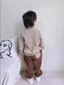 奧特曼童裝男童套裝秋裝2025新款洋氣兒童衣服春秋男孩帥氣衛(wèi)衣褲兩件套 卡其秋季 140 建議130-140cm9-10歲 曬單實(shí)拍圖