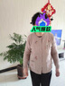 恒源祥媽媽裝春秋毛衣女羊毛衫上衣婆婆繡花中老年女裝奶奶針織開衫外套 紅色 M 曬單實(shí)拍圖