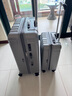 新秀麗（Samsonite）行李箱20英寸+28英寸拉桿箱子母套裝箱旅行密碼箱NX0銀色 曬單實拍圖