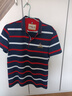 帝歐萊夫夏季男裝翻領(lǐng)短袖T恤男潮流男士夏天男生潮牌t恤休閑寬松POLO衣服 8011紅條紋 XL 曬單實(shí)拍圖