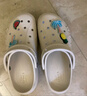 卡駱馳crocs七夕情人節(jié)禮物貝雅云彩女士洞洞鞋戶外休閑鞋|208186 裸粉-6PI（含智必星） 38 (240mm) 曬單實拍圖
