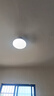 美的（Midea）風扇燈餐廳吊扇燈led臥室燈隱形扇葉遙控三防燈具熟睡風包安裝 曬單實拍圖
