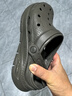 斯凱奇（Skechers）泡泡鞋丨夏季情侶洞洞鞋女沙灘踩屎感拖鞋男增高防臭透氣涉水鞋 曬單實(shí)拍圖