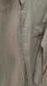 無印良品（MUJI）男式 漢麻水洗 立領(lǐng) 長袖襯衫 男士襯衣外套男裝25年夏季AC216A5S 淡綠色 XL (180/104A) 曬單實拍圖