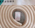 愛貝迪拉（AIBEDILA）防撞條嬰兒家用墻角桌角防撞護(hù)角安全防護(hù)條加厚加寬L型米色4米 曬單實(shí)拍圖